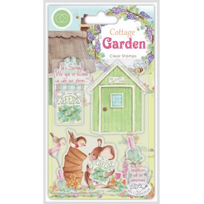 Craft Consortium Cottage Garden Clear Stamps - The Potting Shed